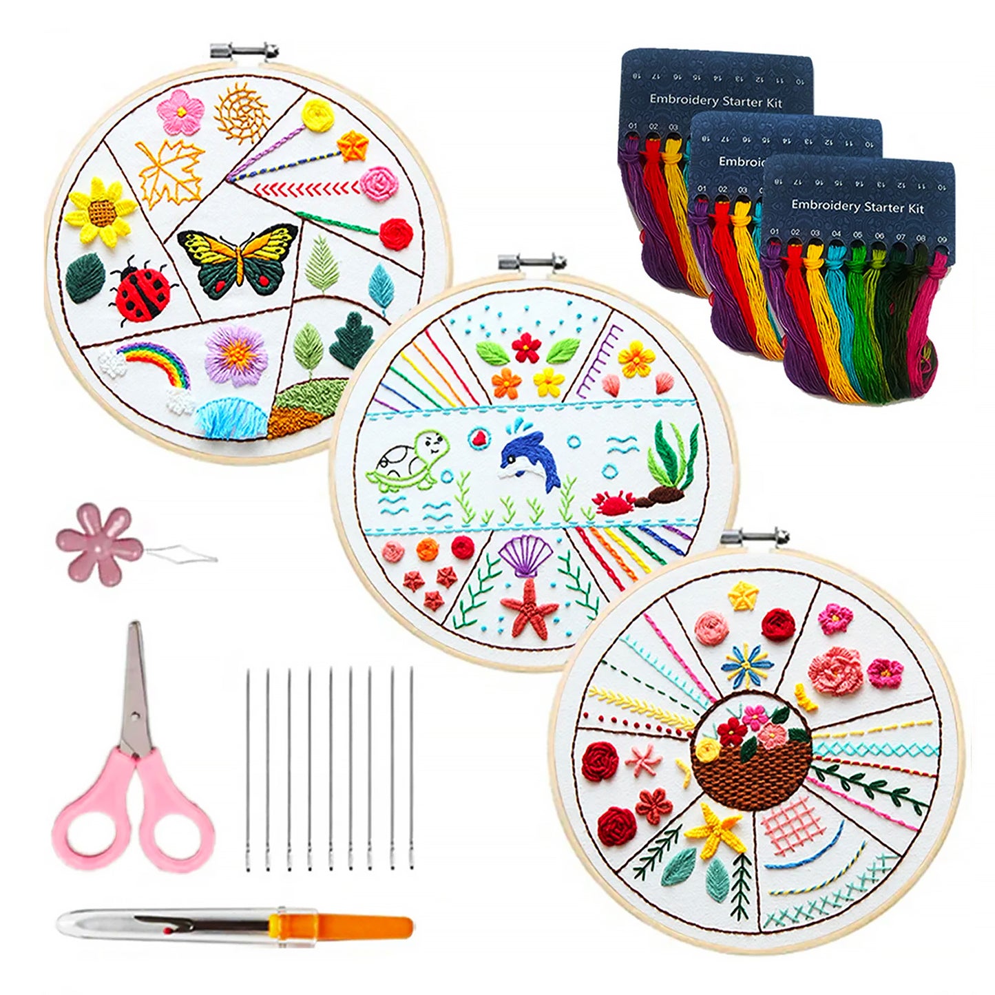 Cross Stitch Kit Beginner Embroidery Set