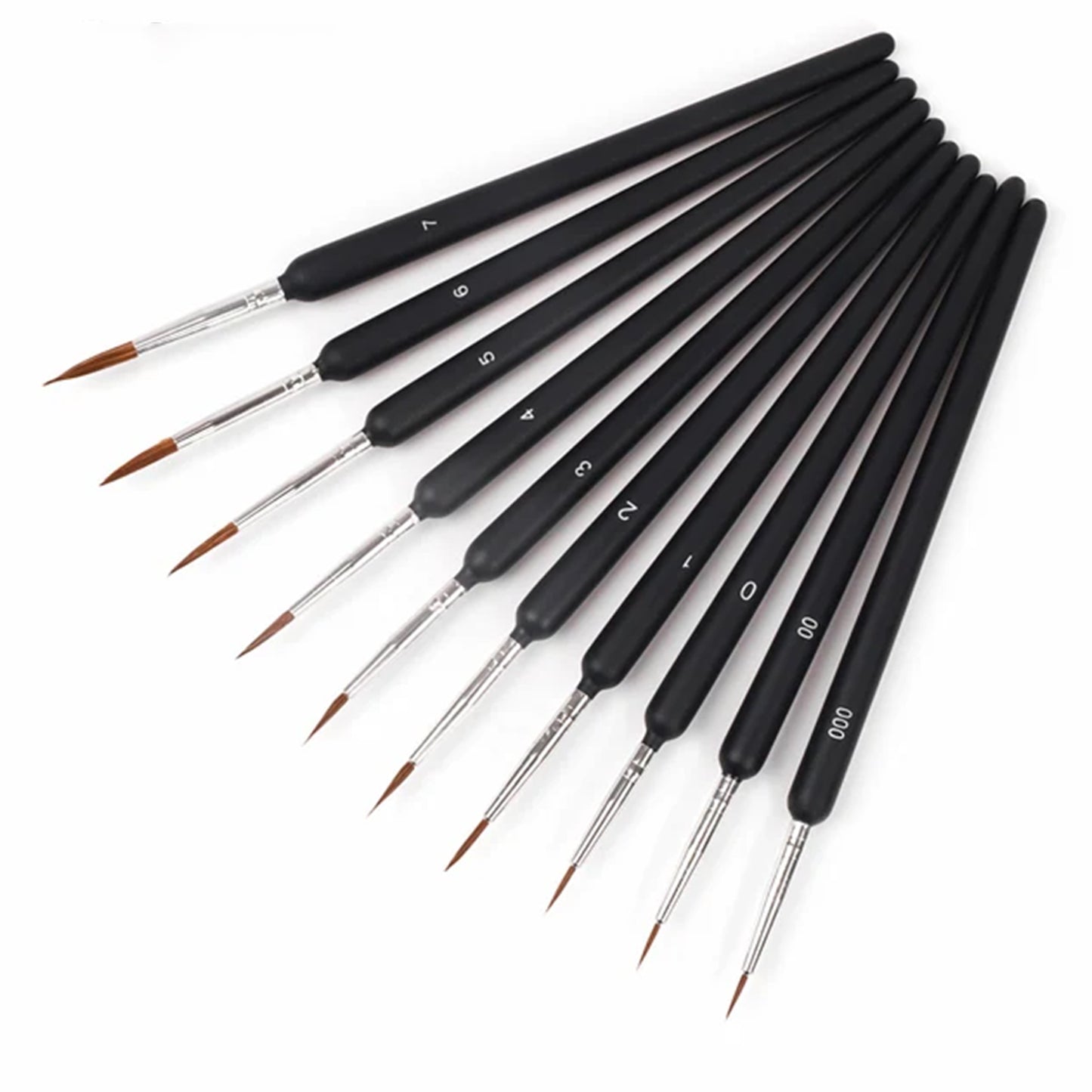 Miniature Paint Brush Set