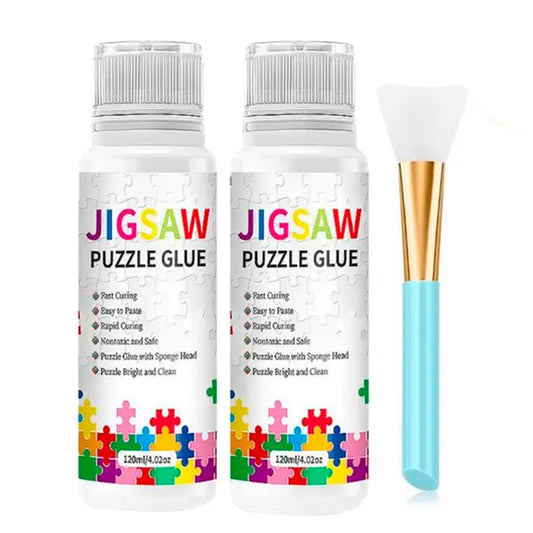 Jigsaw Puzzle Glue for Hold & Shine Effect