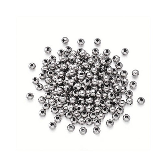 100pcs 925 Sterling Silver Beads