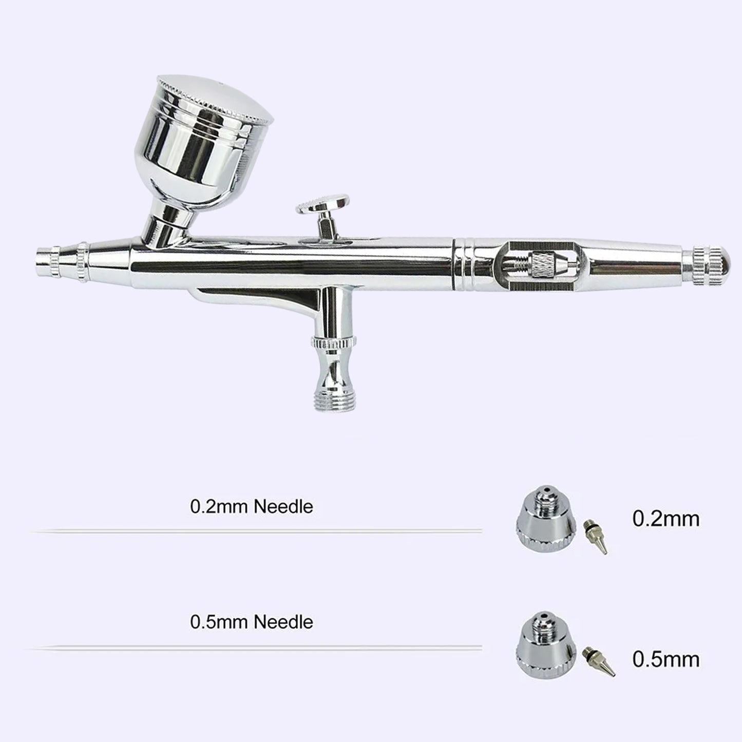 Dual-Action Airbrush Spray Gun Kit