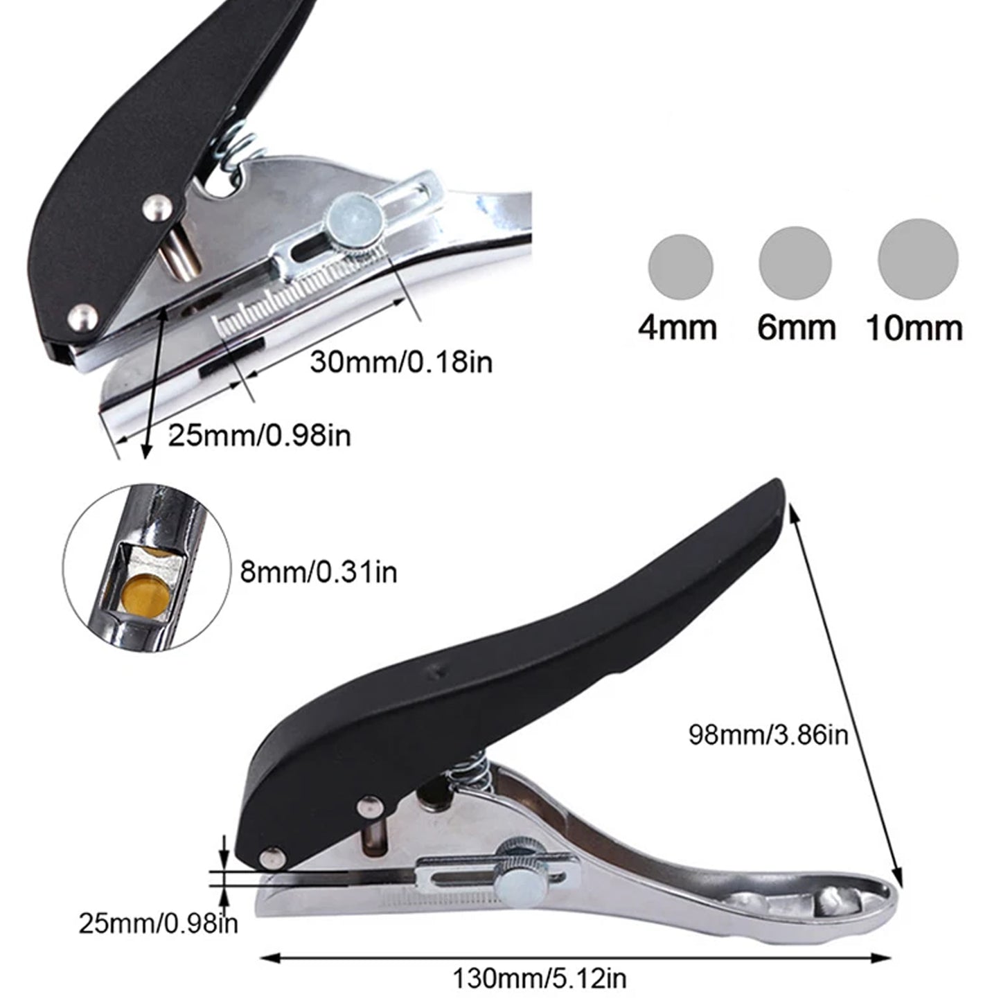 Round Hole Punch Aperture