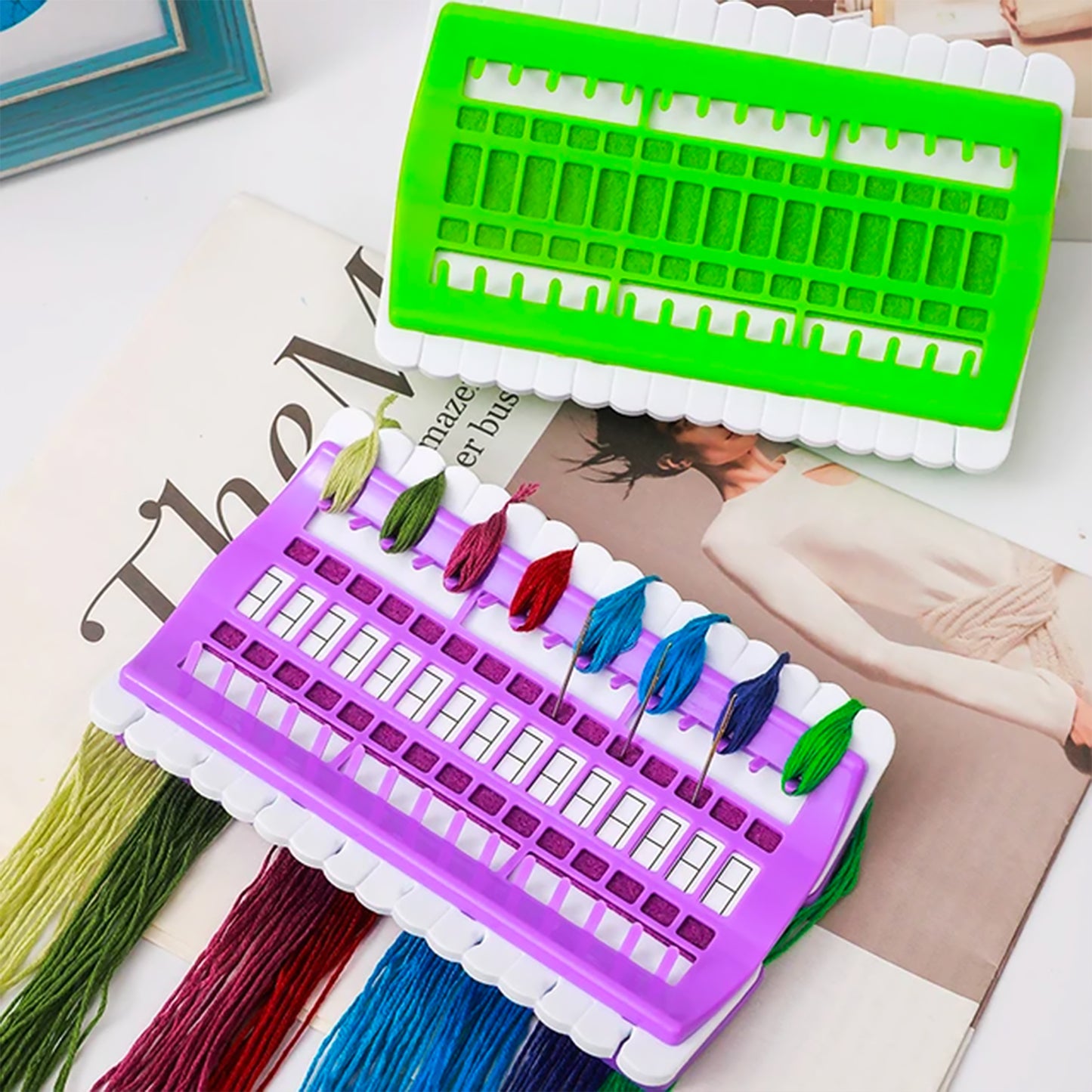 50 Positions Embroidery Thread Organizer