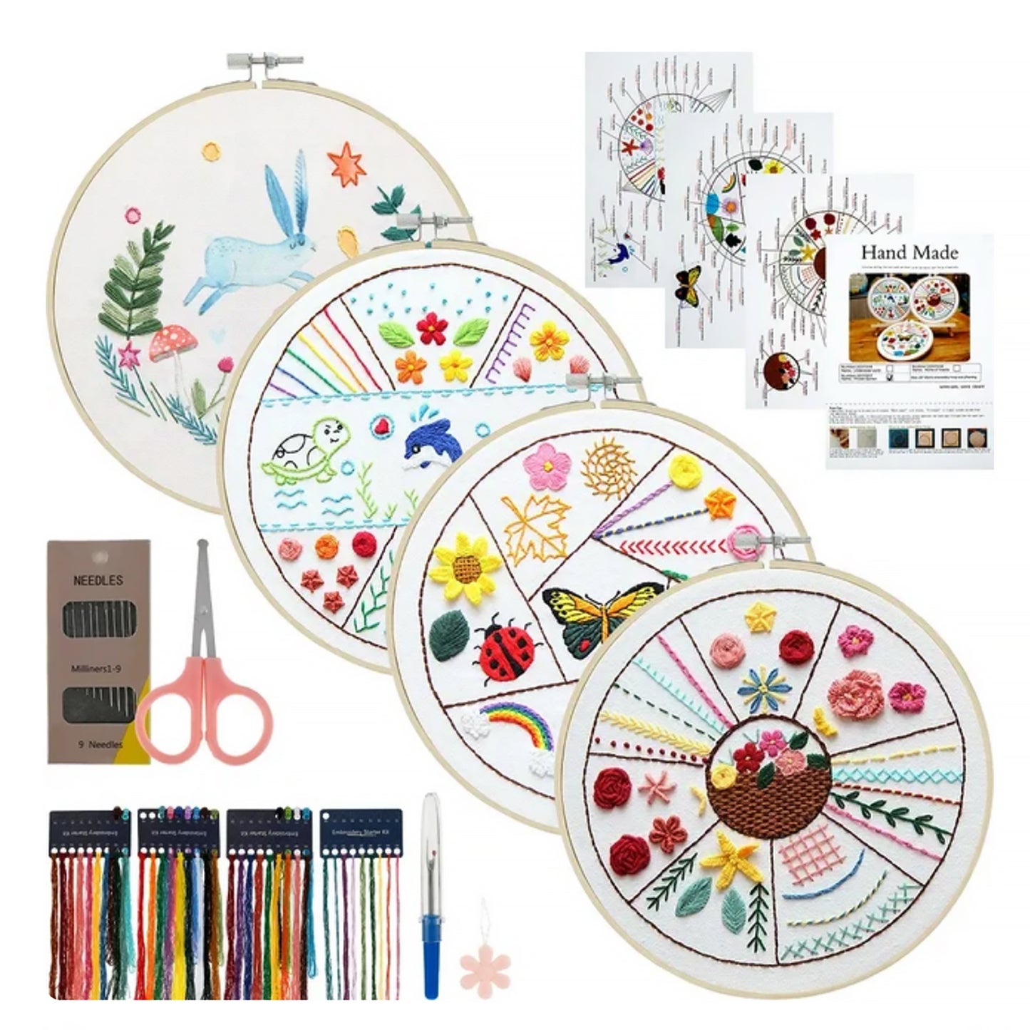 Cross Stitch Kit Beginner Embroidery Set