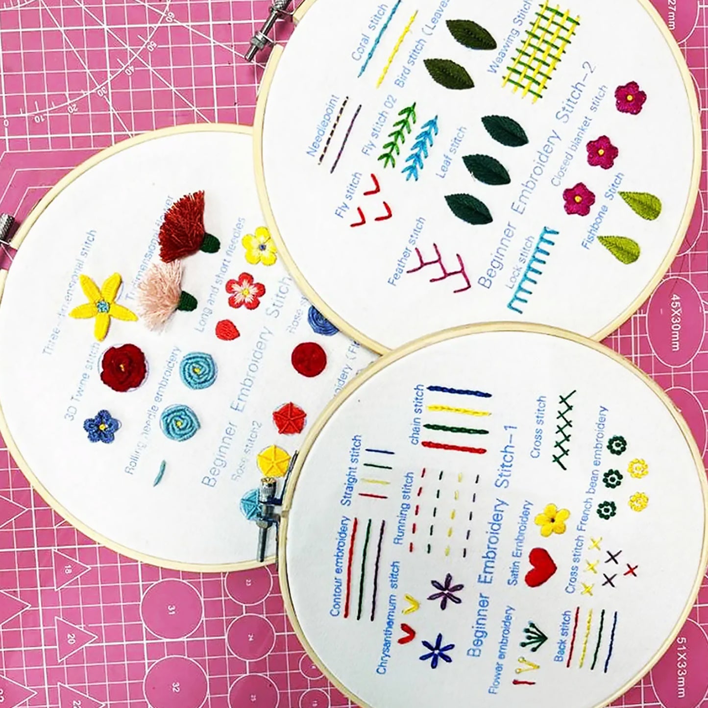 Cross Stitch Kit Beginner Embroidery Set