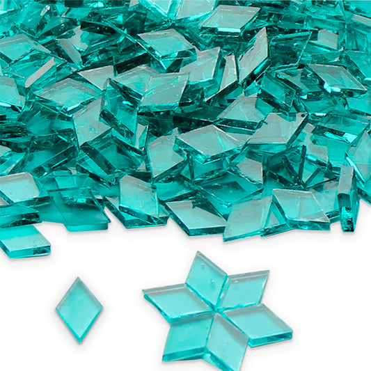 50g Clear Glass Mosaic Tiles for Craft