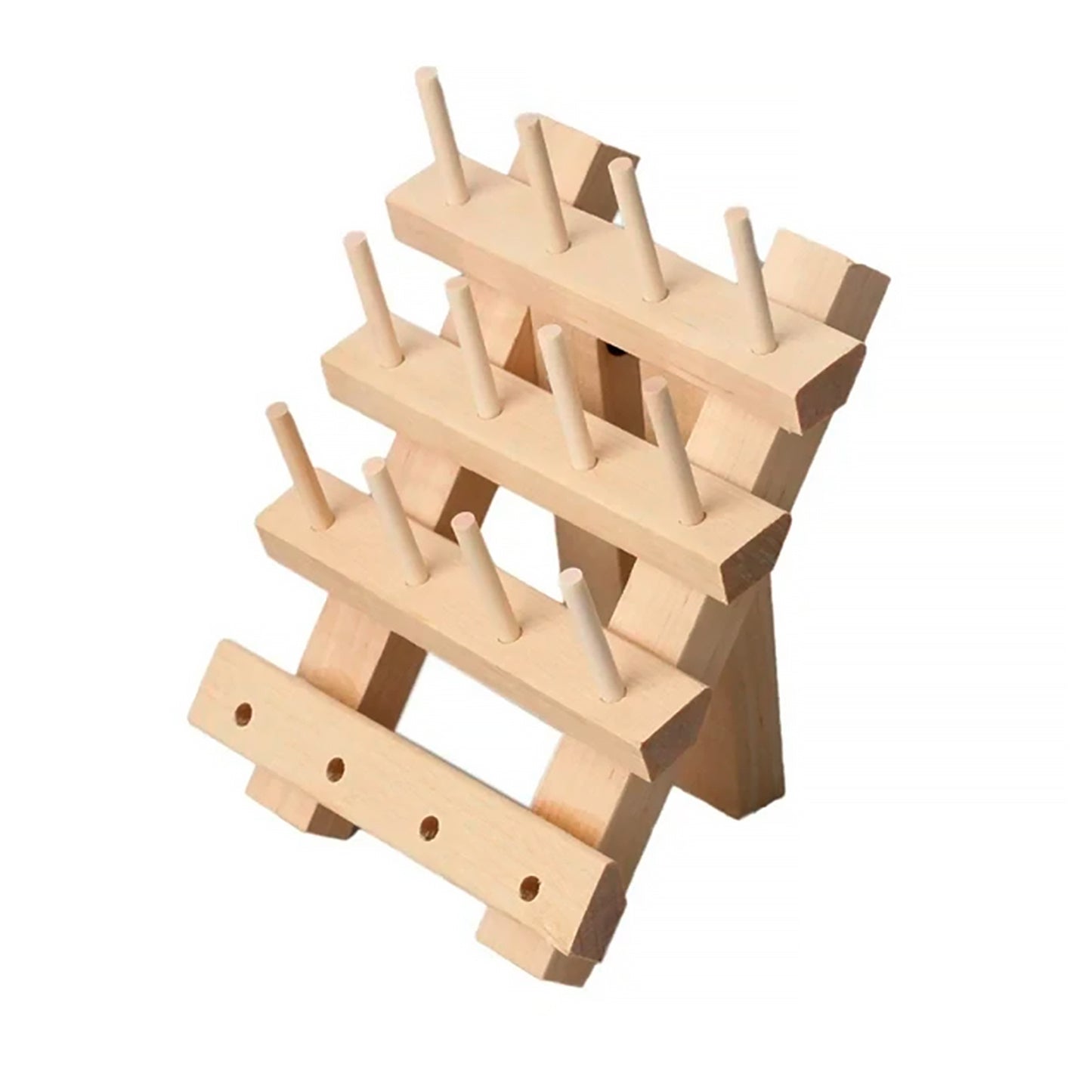 Wooden Thread Holder Rack