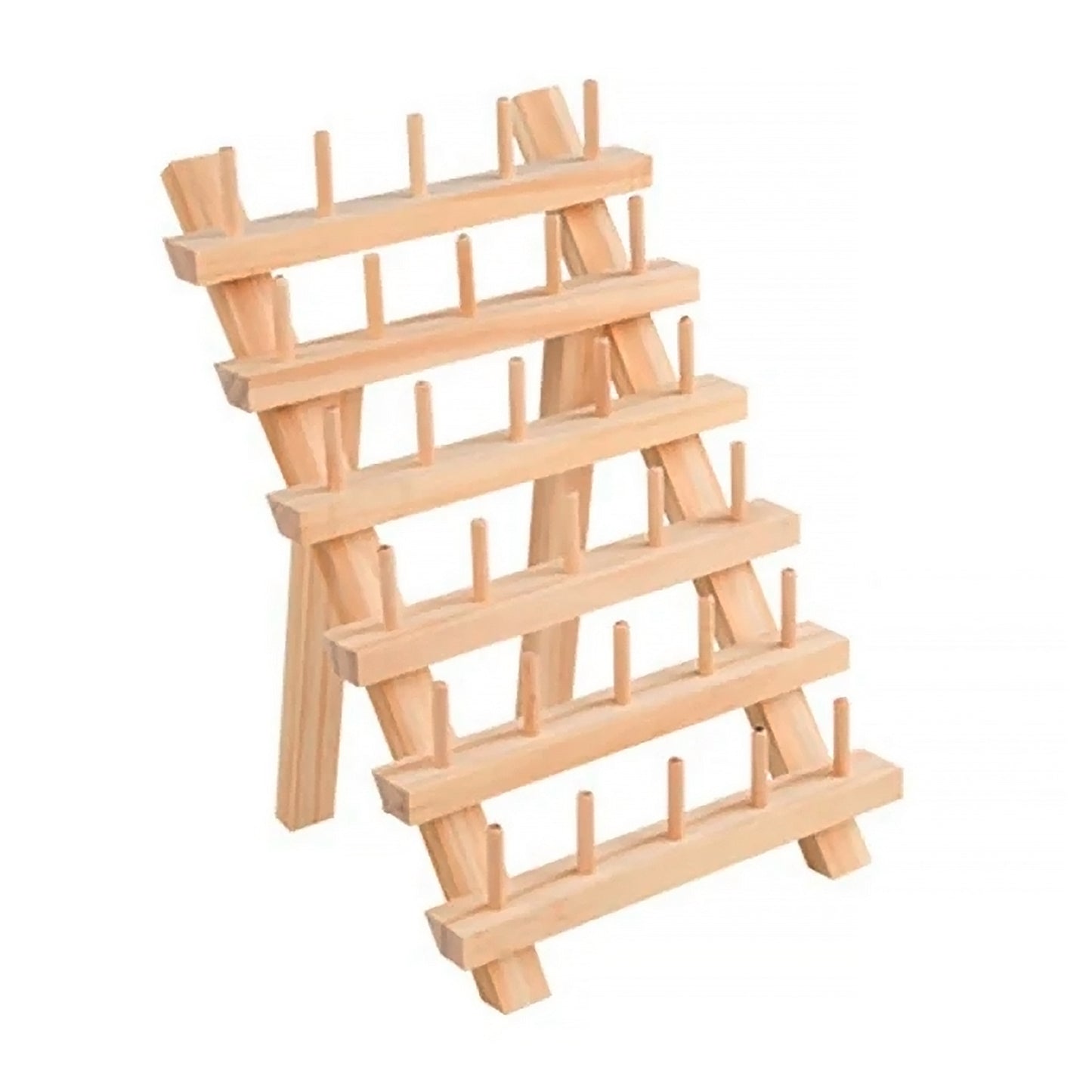 Wooden Thread Holder Rack